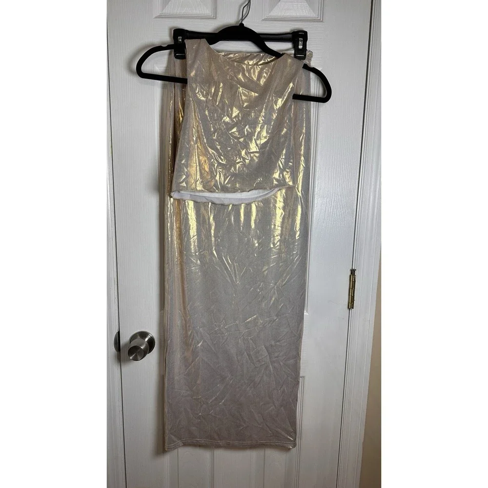 Superdown Pearl Maxi Skirt Set $92 Size XS - Picture 6 of 10